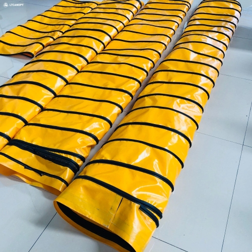 PVC Fabric Aviation Ducts Ventilation Duct PVC Tarpaulin