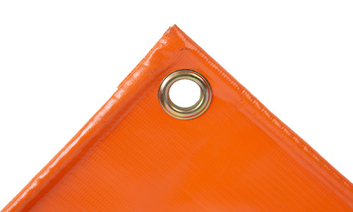 0.9mm 15x15m Orange PVC Farbic Coated Tarp 100% Waterproof
