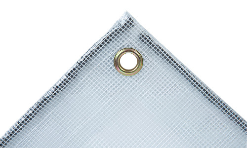 0.45mm 3x4M Heavy Duty Clear Reinforced Tarpaulin 18mil