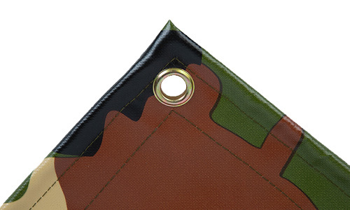 Camo PVC Mesh Coated Tarp 100% Waterproof