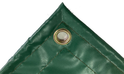Green PVC Knife Scrape Coated Tarp 100% Waterproof