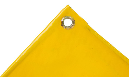0.6mm 10x10m Yellow PVC Fabric Coated Tarp 100% Waterproof