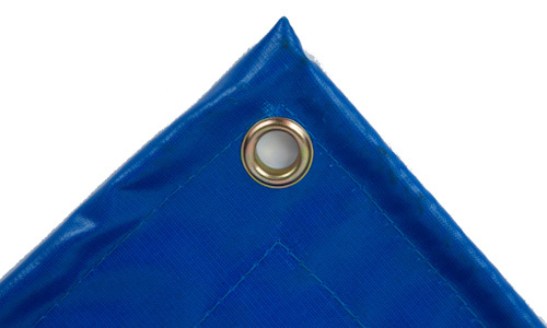 Blue PVC Coated Tarpaulin 100% waterproof