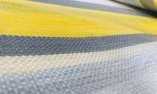 Yellow White Blue PE Tarp