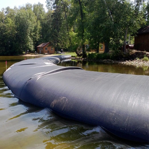 Black Inflatable Aqua Dam