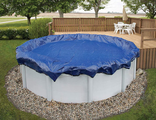Round and Oval PVC Tarpaulin for Swimming Pool Covers Safety