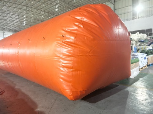 PVC Tarpaulin Orange Water Filled Flood Barrier for Intercept River