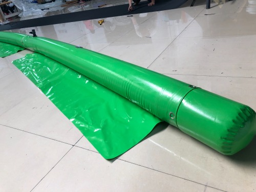 PVC Tarpaulin Green Water Filled Flood Barrier Slim