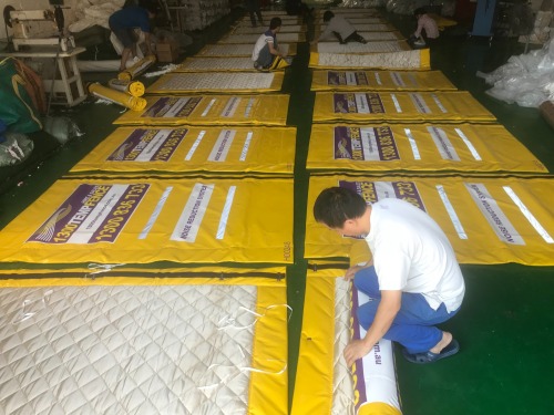 Yellow PVC Tarpaulin Soundproof Blankets Noise Barrier Sheet