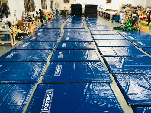 Blue PVC Tarpaulin Soundproof Blankets Noise Barrier Sheet FORTRESS