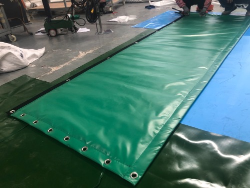 Green PVC Tarpaulin Soundproof Blankets Noise Barrier Sheet