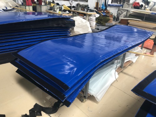 Blue PVC Tarpaulin Soundproof Blankets Noise Barrier Sheet Long