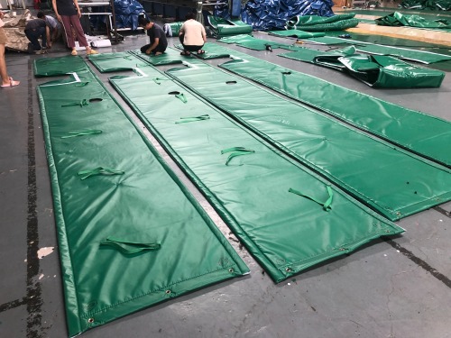 Green PVC Tarpaulin Soundproof Curtain Noise Barrier Curtain