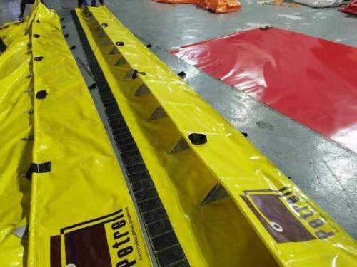 PVC Tarpaulin Yellow Water Gate Flood Barrier - PETREL