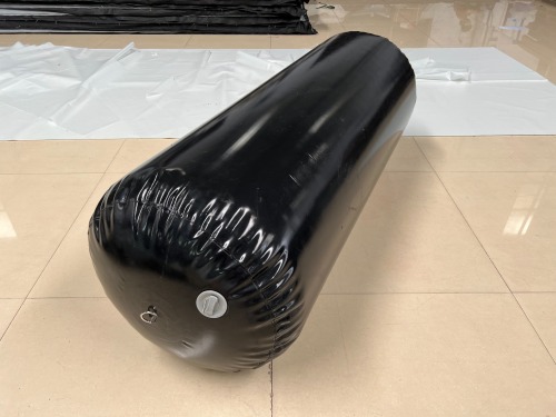 Black PVC Tarpaulin Water Storage Bladder Water Bladder Tank - Cylindrical