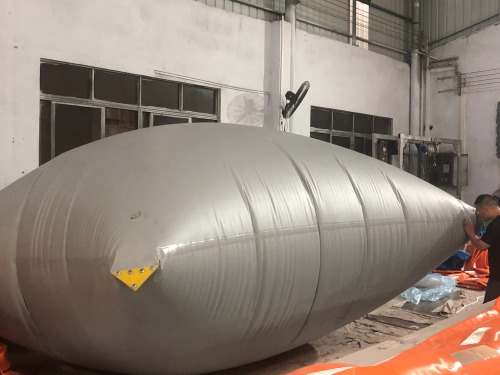 Grey PVC Tarpaulin Water Storage Bladder Water Bladder Tank
