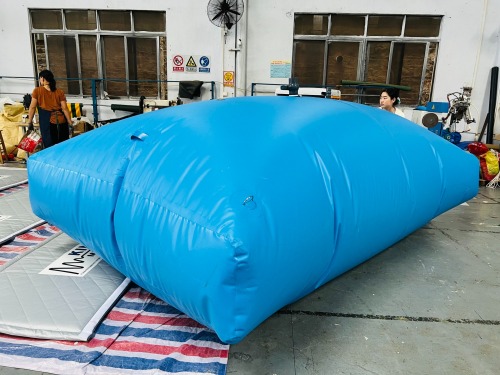 Blue PVC Tarpaulin Pillow Water Tank
