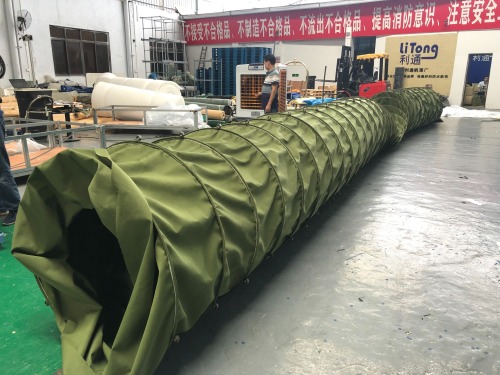 Green Canvas Tarpaulin Flexible Duct Hose PCA Duct