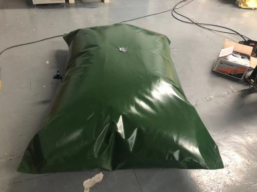 Green PVC Tarpaulin Water Storage Bladder Water Bladder Tank