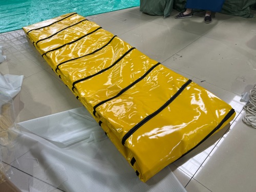 Yellow PVC Tarpaulin Flexible Duct Hose PCA Duct