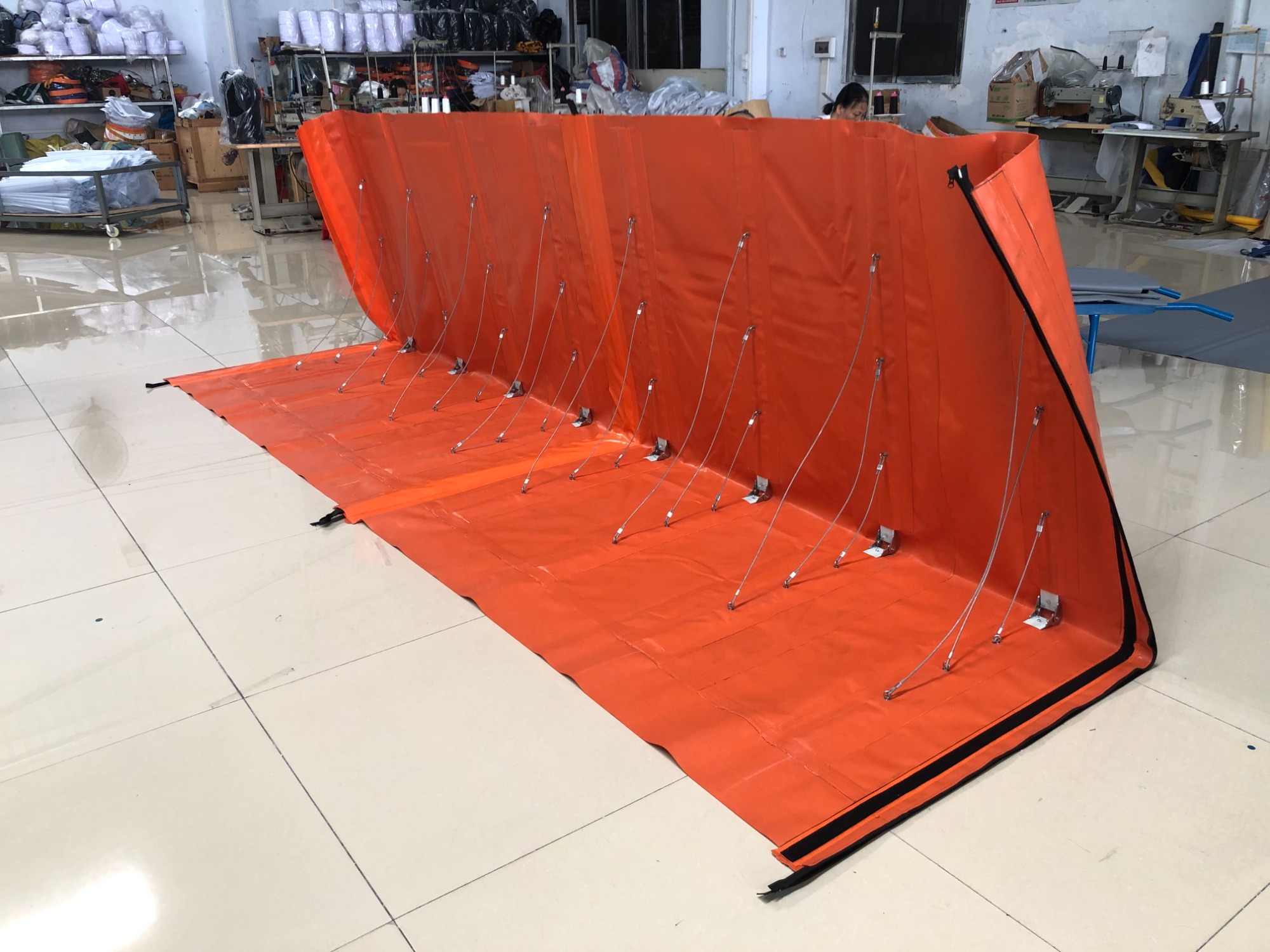 LTCANOPY PVC L-Shape Flood Barrier With Zipper - 20211105