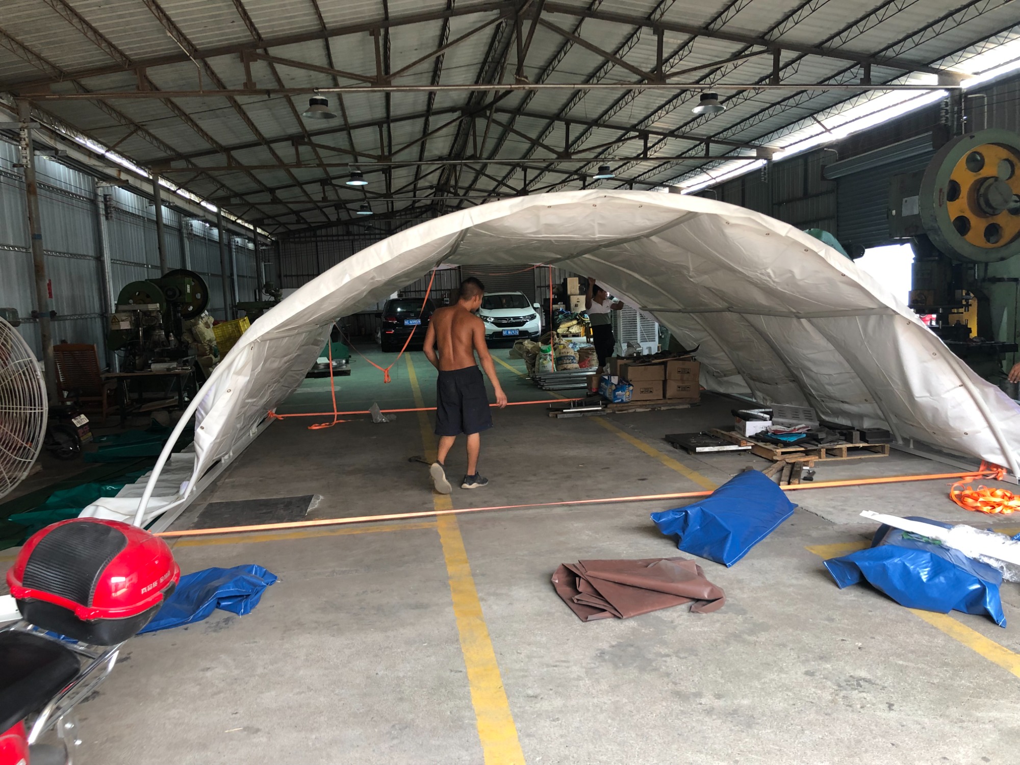 LTCANOY PVC Storage Shelter Tent - 20210930
