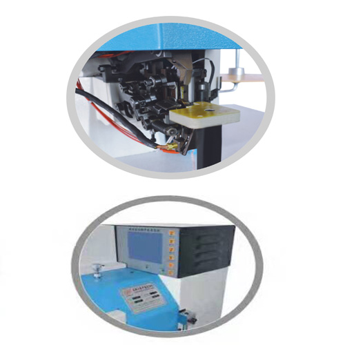 Automatic Gluing Wallet Zipper Edge Covering Machine, LF-809