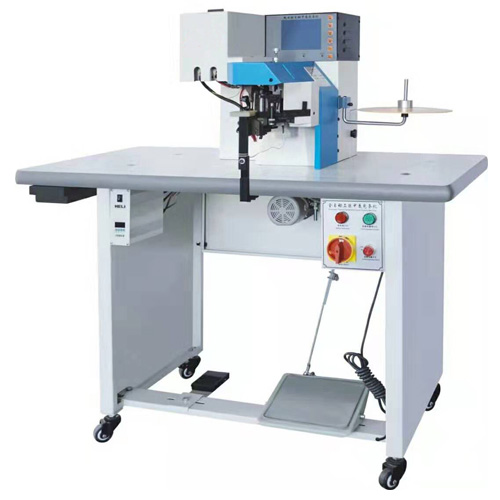 Automatic Gluing Wallet Zipper Edge Covering Machine, LF-809