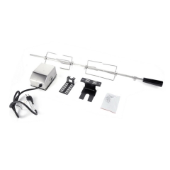 Stainless Steel Grill Universal Grill Rotisserie Kit Electric Rotisserie Spit