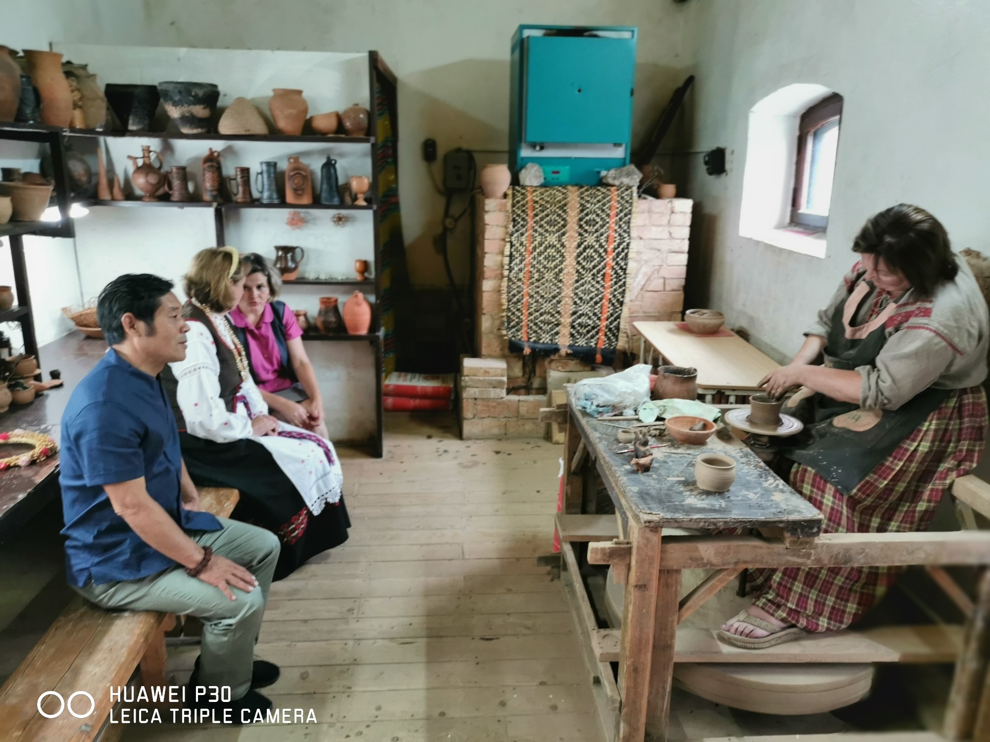Visiting craft workshops, learning about local crafts, and having a nice conversation with craftspeople themselves through our experienced interpreter