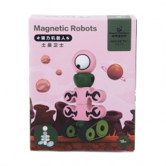 Entertainment DIY intelligent magnetic robot toy block set