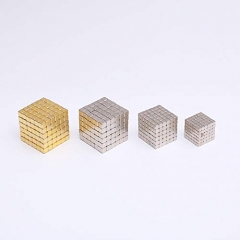 HAOQI In Stock permanent magnetic cube educational toy magnetic cube