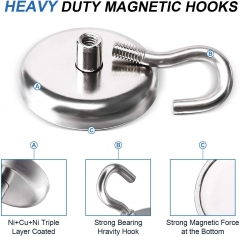 D20 Magnetic Hooks, Facilitate Hook for Home, Kitchen, Workplace, Office and Garage