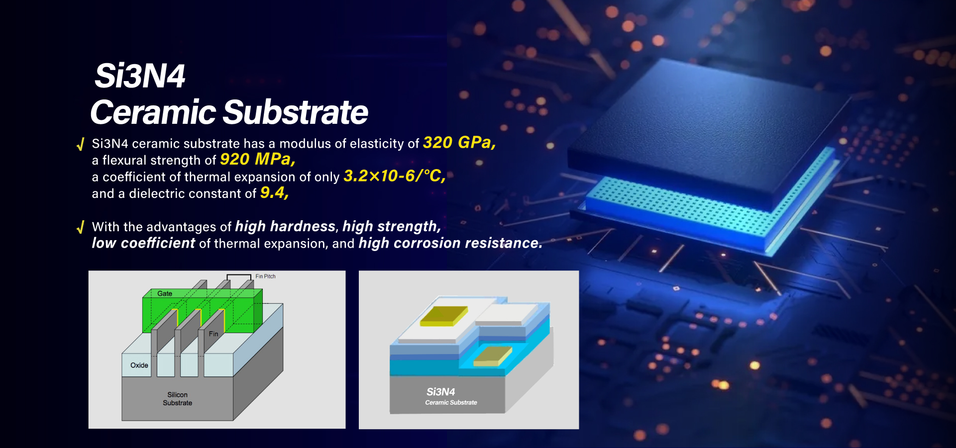 Silicon nitride ceramic substrates