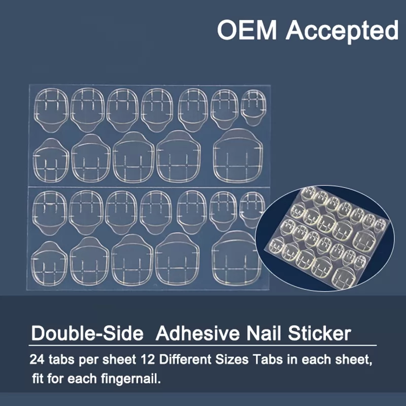 Super Sticky Double Sided Press on Nail Adhesive Tabs