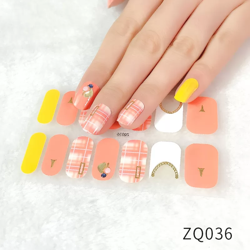 3D Fashion Nail Sticker ZQ031-036