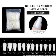 BELLERINA MEDIUM NATURAL COLOR 504pcs/bag