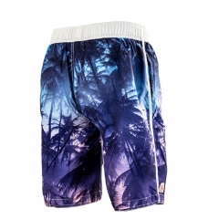 Calção de banho masculino Quick Dry Beach Boardshorts Swimwear Banho De Roupa Esportiva com Forro de Malha