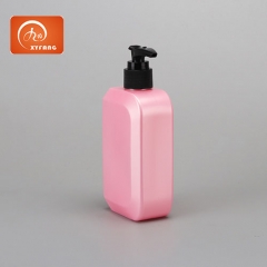 300ml High quality lotion bottle Plastic square container for cosmetics Luxury skin care packaging