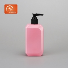 300ml High quality lotion bottle Plastic square container for cosmetics Luxury skin care packaging