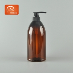 Cheap Factory Price 1000ml 1L Amber pump bottle Hand washing pump bottle Refillable pump dispenser