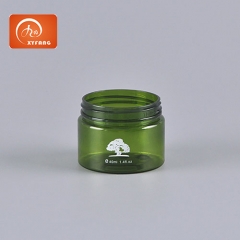 60ml Refillable plastic Jars with screw on lids PET jars Cosmetic container Jars with inner liners and lids for make up storage
