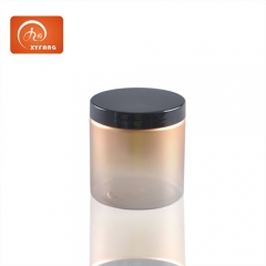 500ml Clear round plastic Pot Jars Leak Proof PET Cosmetic container Jars for Lotion, Cream