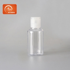 Wholesale 50ml Plastic bottle with flip top Empty travel bottles with lid Serum bottle Dispenser bottle for Makeup remover