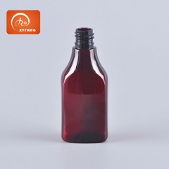 68ml Plastic bottle with flip cap Amber Brown elegant for Luxury skin care product Lotion bottle