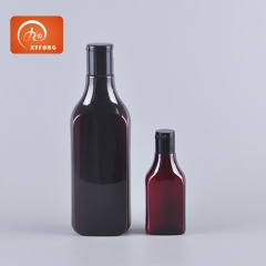 300 ml PET Plastic Amber bottles with flip cap FOR Lotion Shampoo Shower gel shampoo conditioner bottles