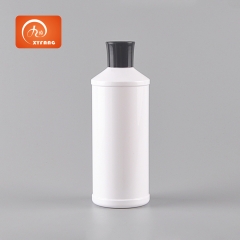 500ml Plastic bottle with pump White cosmetic container PET shampoo bottle High quality empty shampoo bottle