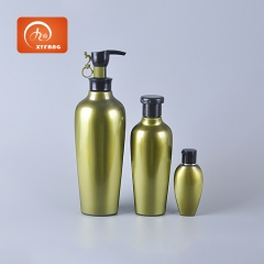 Cheap Factory Price 50ml 300ml 500ml green lotion pump bottle Plastic shampoo bottles with pump