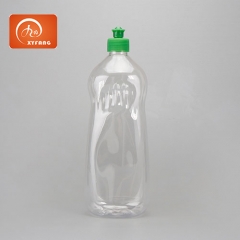 850ml Dish wash gel bottle Squeeze plastic bottle with Push-pull caps PET plastic bottle for cleaning solution Liquid dispenser