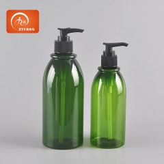 500ml Plastic Bottle PET Pump Dispenser-Shampoo bottle Shower gel Liquid soap bottle Customized Color Label Surface